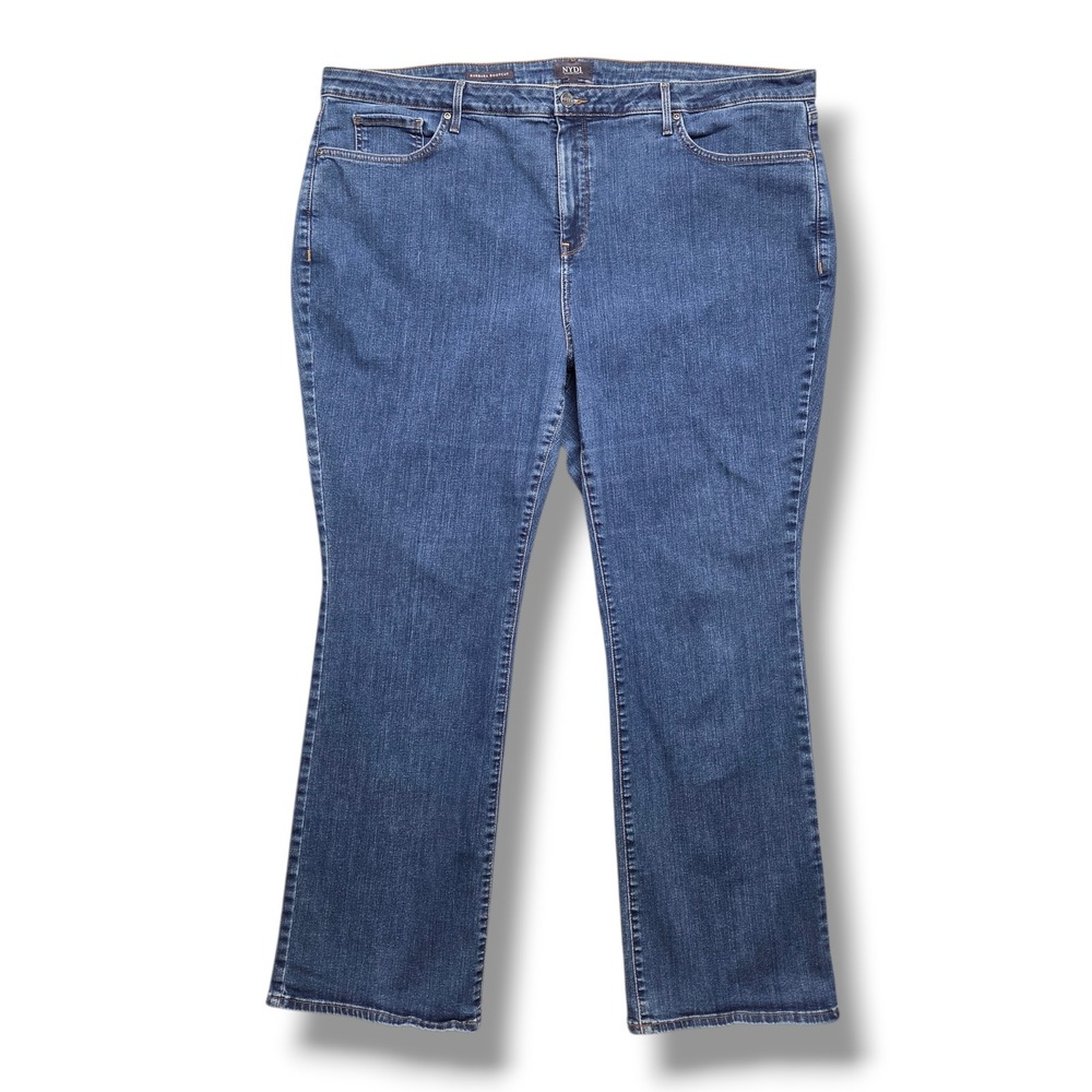 NYDJ Barbara Bootcut Jeans Womens 24W Lift Tuck High Rise Medium Wash‎